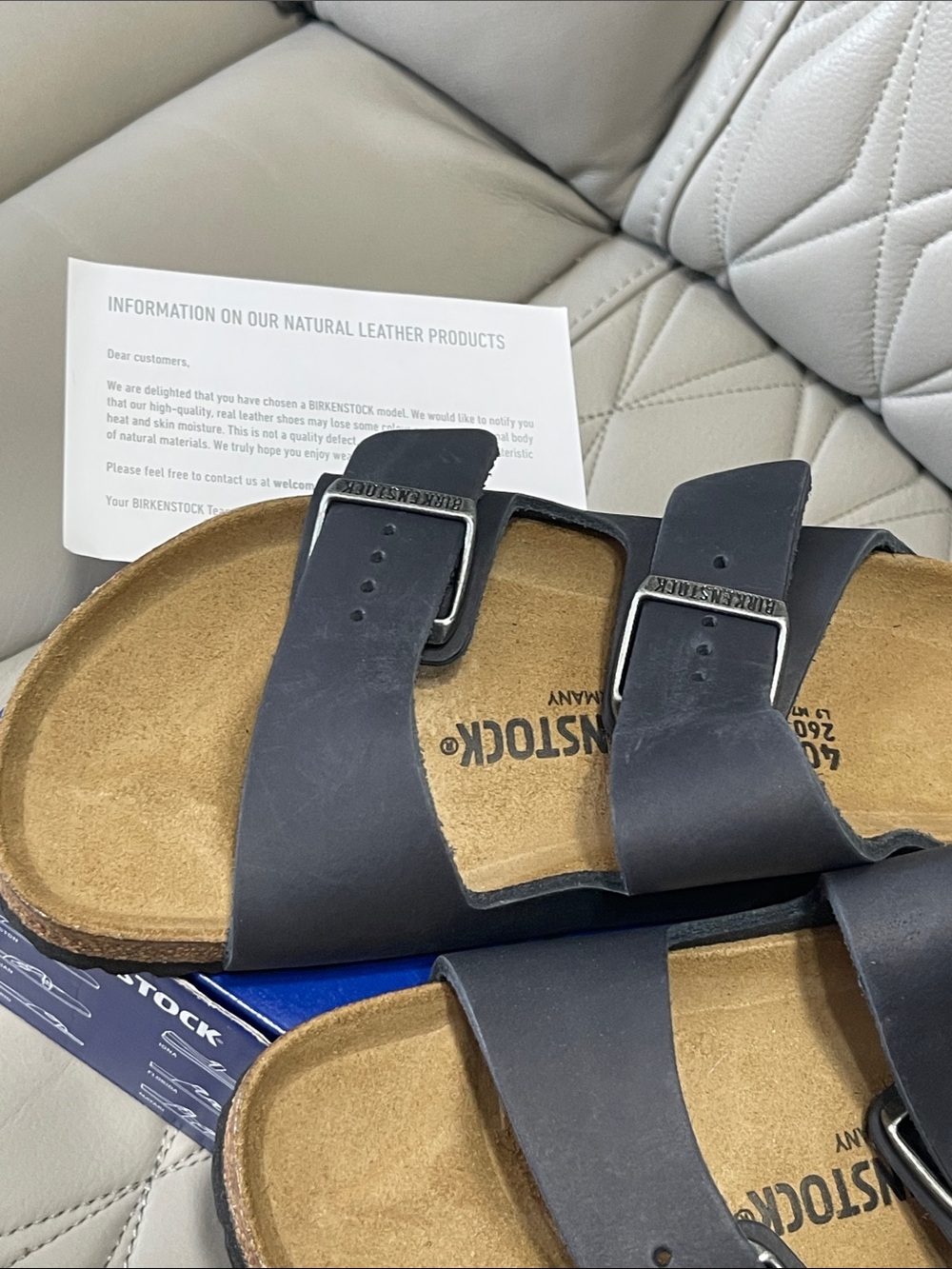 Birkenstock Arizona BS black Leather Men's Sandal - Black - Picture 10 of 15